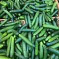 baby cucumber 1kg £2.50